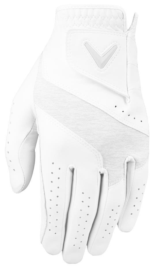Callaway Fusion guanto da golf donna, bianco