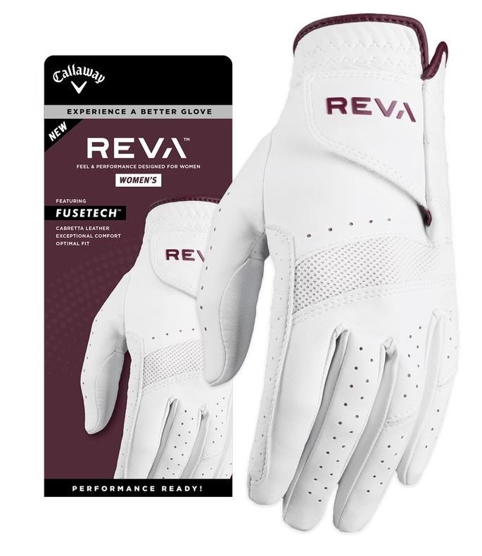 Callaway Reva guanto da golf donna, bianco