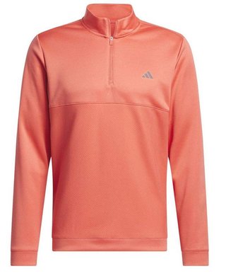 Adidas Ultimate 365 Textured 1/4 Zip felpa da uomo, preloved scarlet