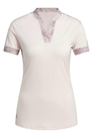 Adidas Ultimate 365 Printed polo da donna, putty mauve