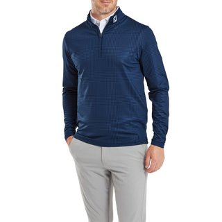 FootJoy Glen Plaid Print Chill-Out felpa uomo, navy