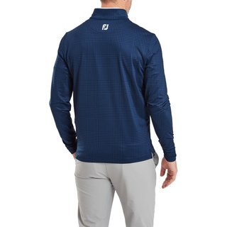 FootJoy Glen Plaid Print Chill-Out felpa uomo, navy