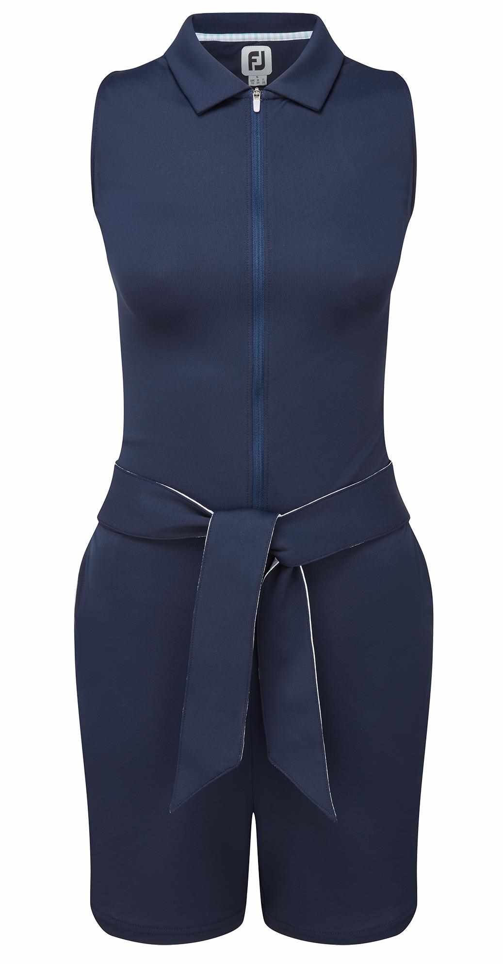 FootJoy Sleeveless polo senza maniche da donna, blu navy