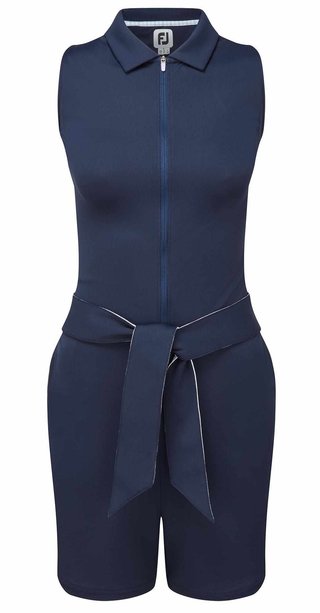 FootJoy Sleeveless polo senza maniche da donna, blu navy
