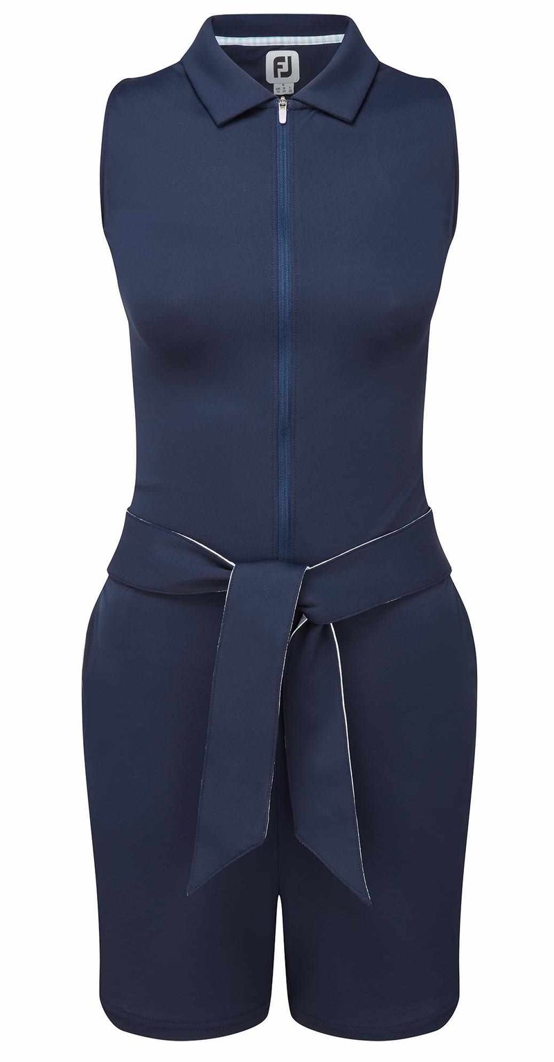 FootJoy Sleeveless polo senza maniche da donna, blu navy