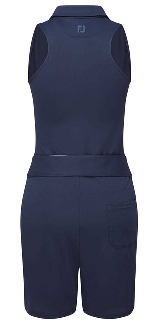 FootJoy Sleeveless polo senza maniche da donna, blu navy