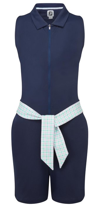 FootJoy Sleeveless polo senza maniche da donna, blu navy