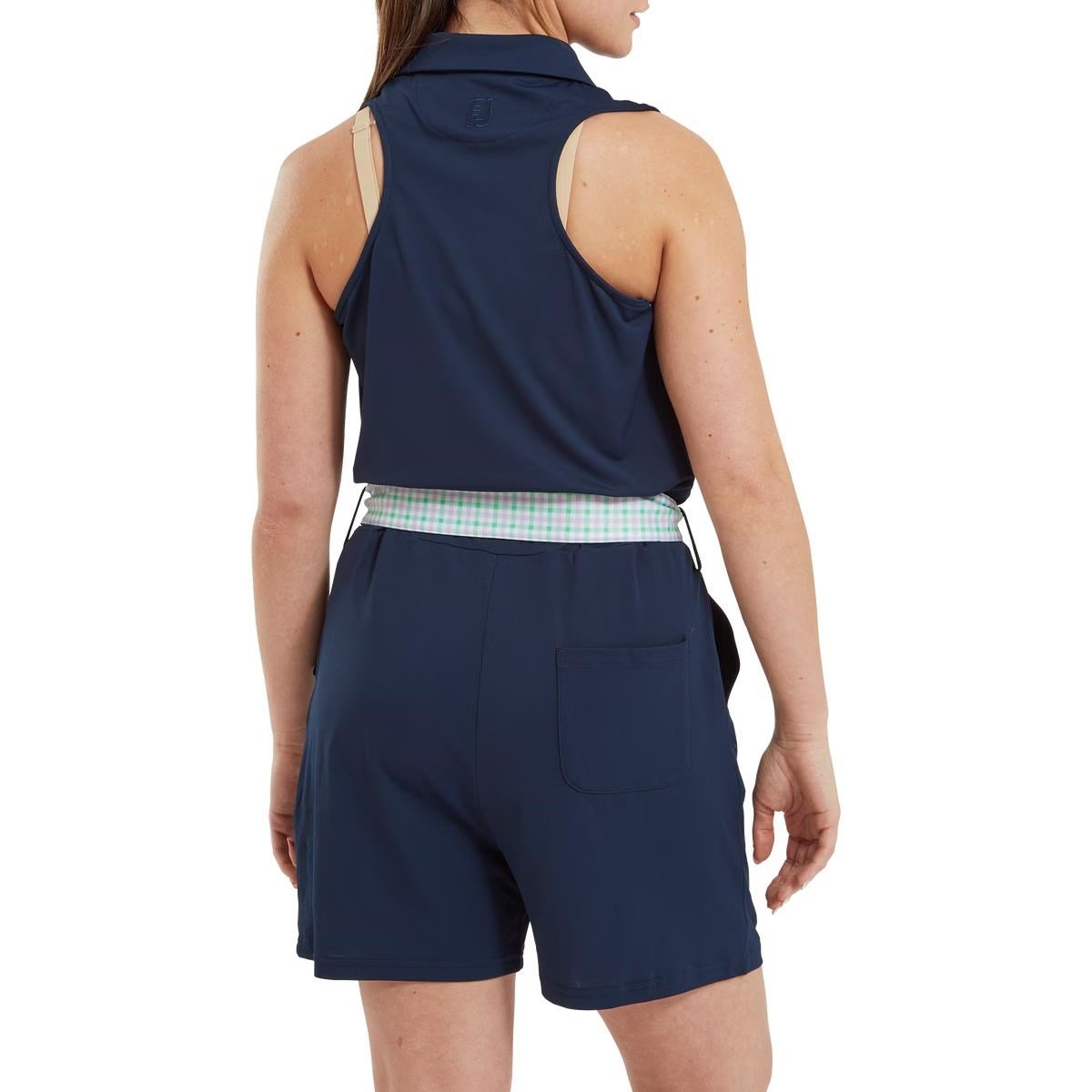 FootJoy Sleeveless polo senza maniche da donna, blu navy