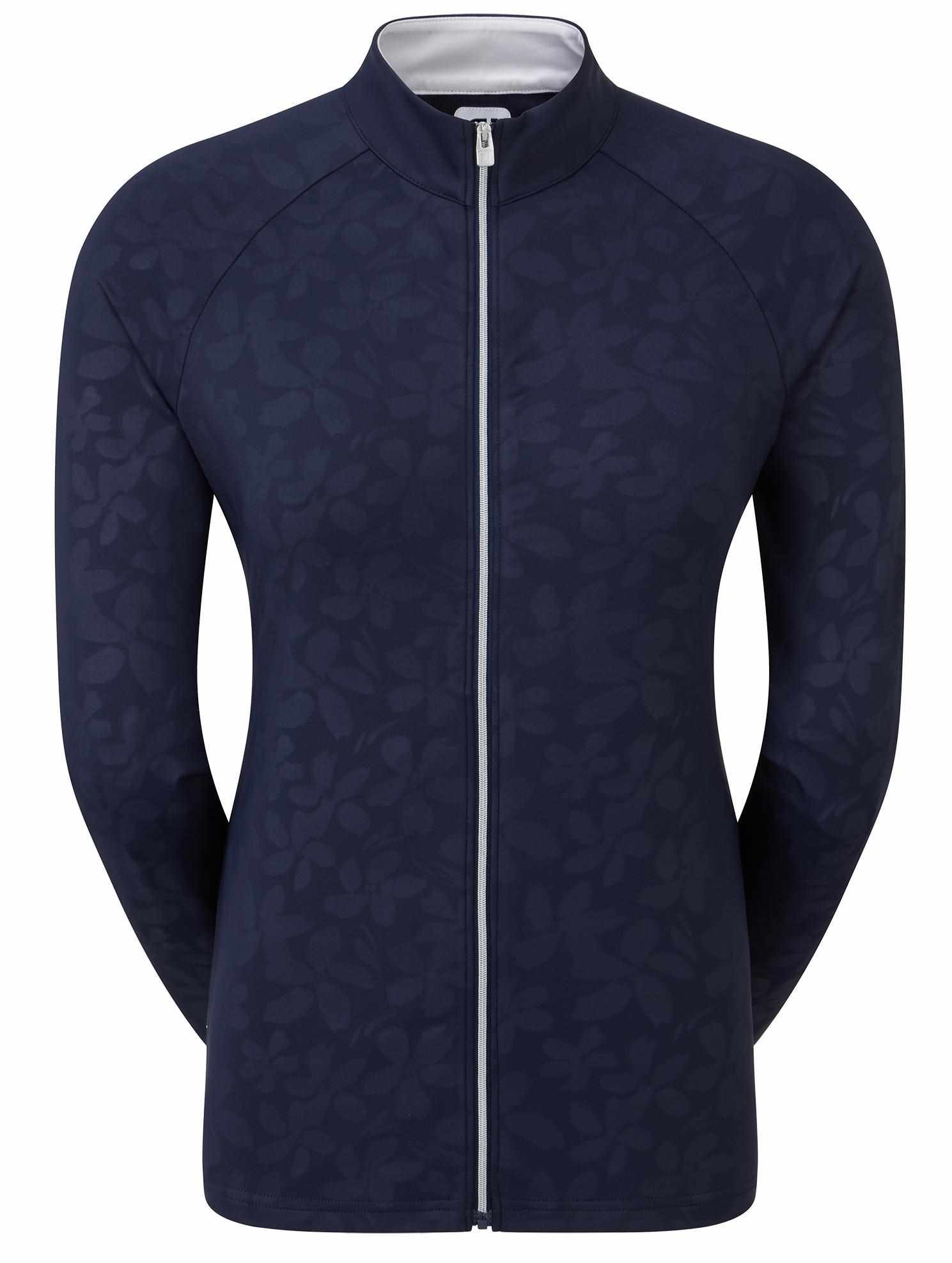FootJoy Floral Embossed felpa donna, navy