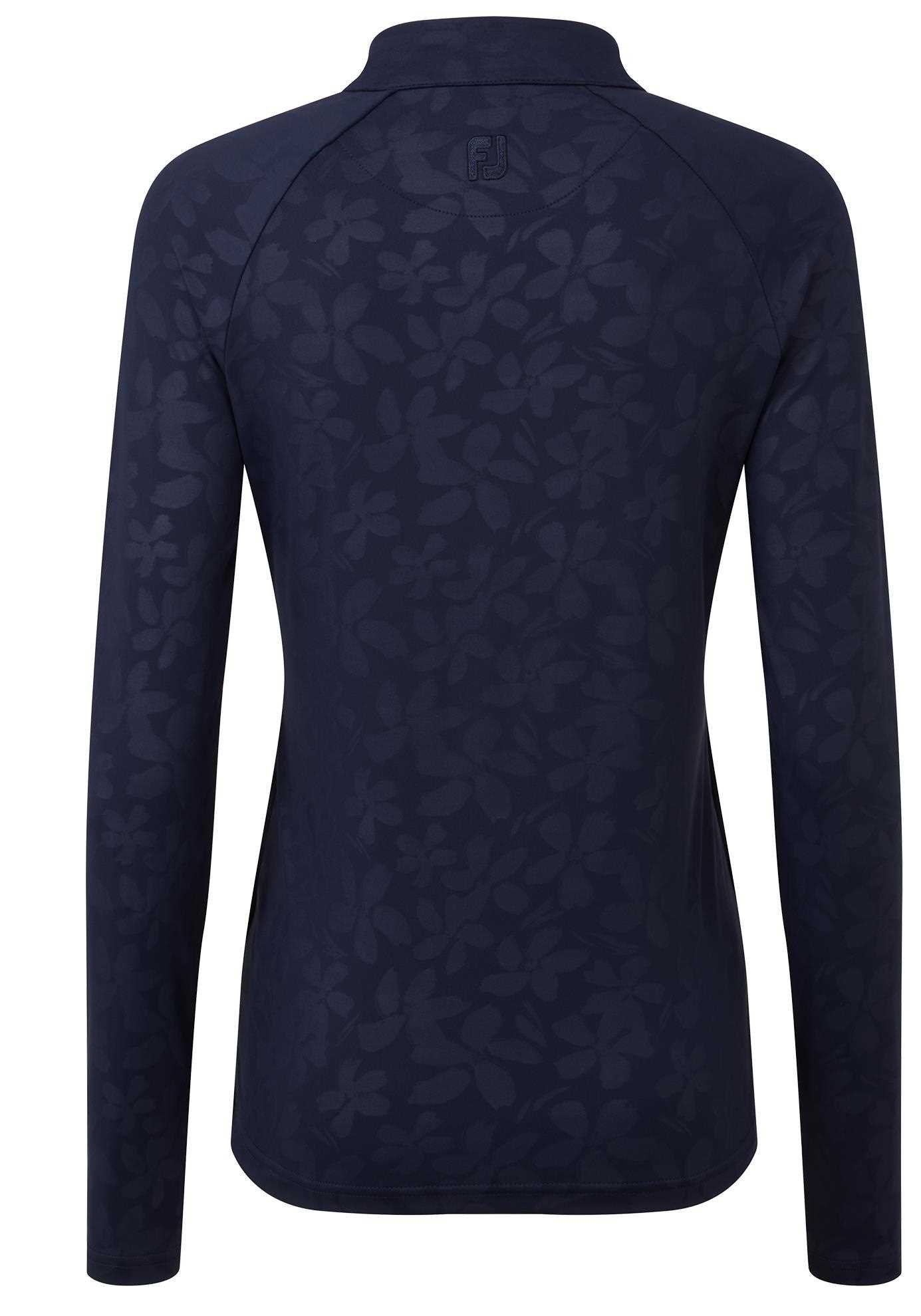 FootJoy Floral Embossed felpa donna, navy