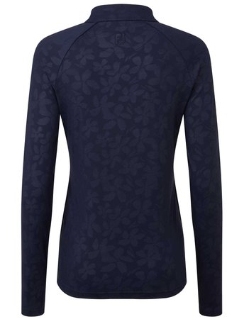 FootJoy Floral Embossed felpa donna, navy