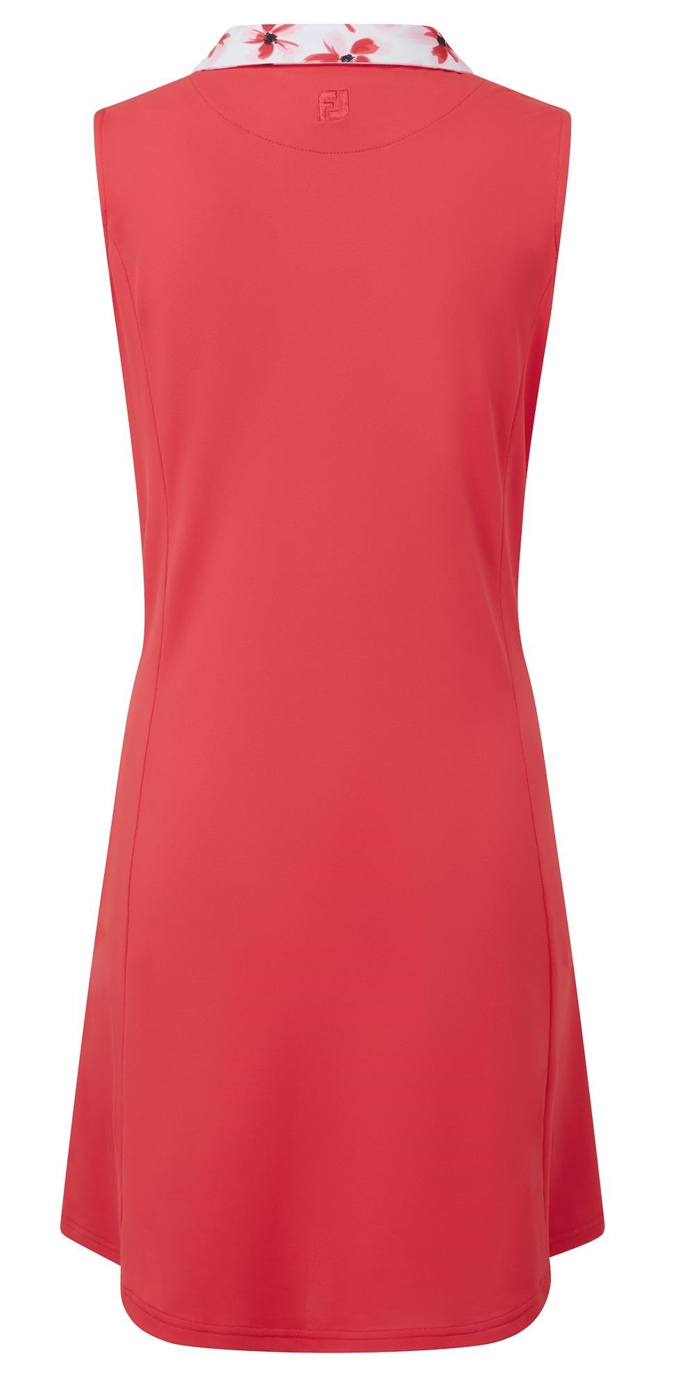 FootJoy Floral Trim abito da golf 2024, rosso