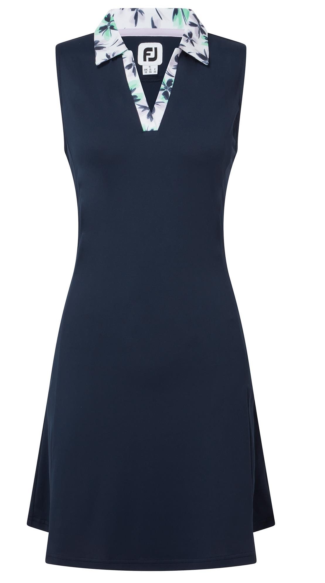 FootJoy Floral Trim abito da golf 2024, navy