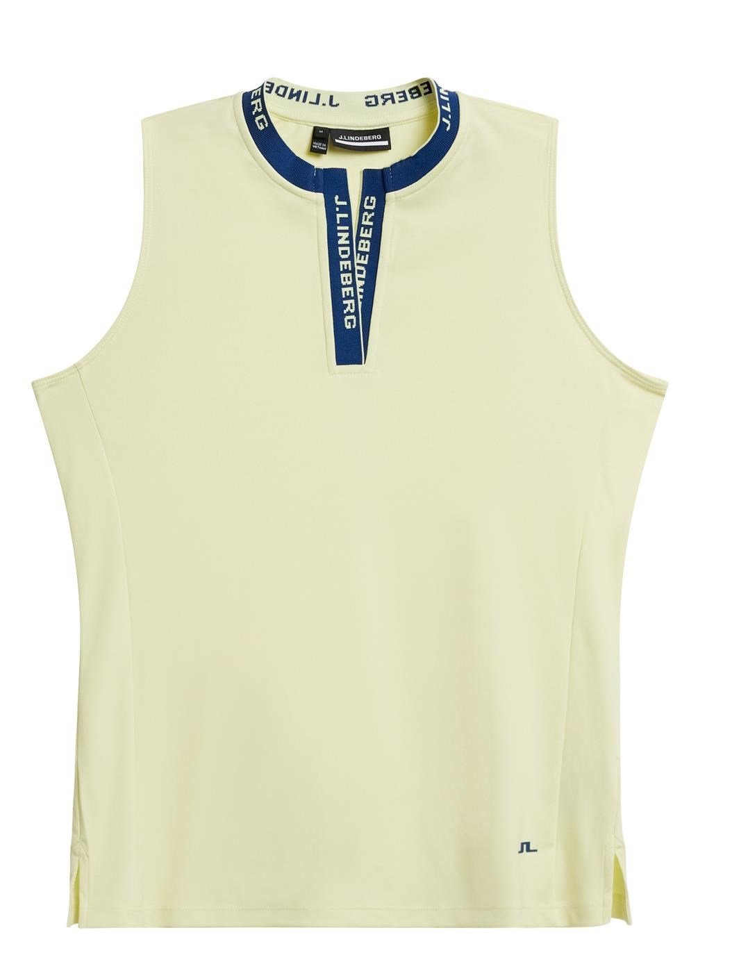J.Lindeberg Leya Sleeveless polo donna, giallo cera