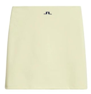 J.Lindeberg Raphaela gonna da golf femminile, giallo cera