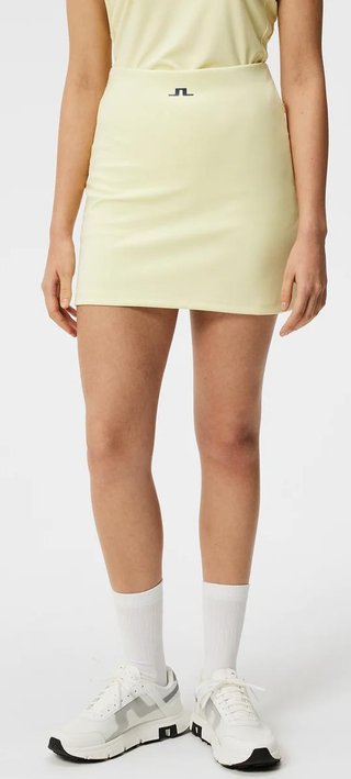 J.Lindeberg Raphaela gonna da golf femminile, giallo cera