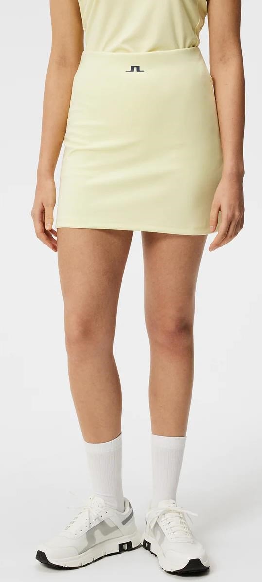 J.Lindeberg Raphaela gonna da golf femminile, giallo cera