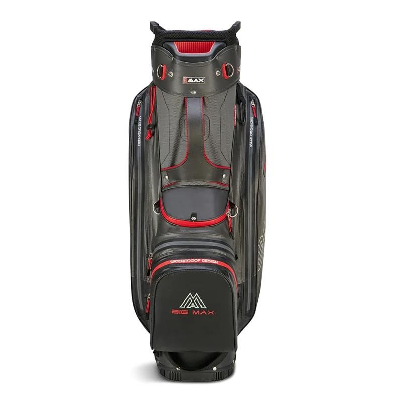 Big Max AQUA Sport 4 cart bag, carbone/nero/rosso