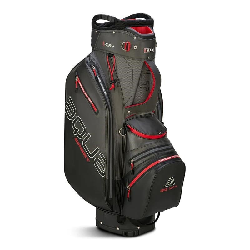 Big Max AQUA Sport 4 cart bag, carbone/nero/rosso
