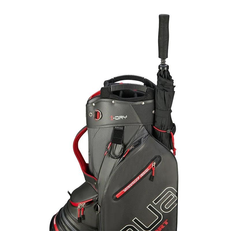 Big Max AQUA Sport 4 cart bag, carbone/nero/rosso