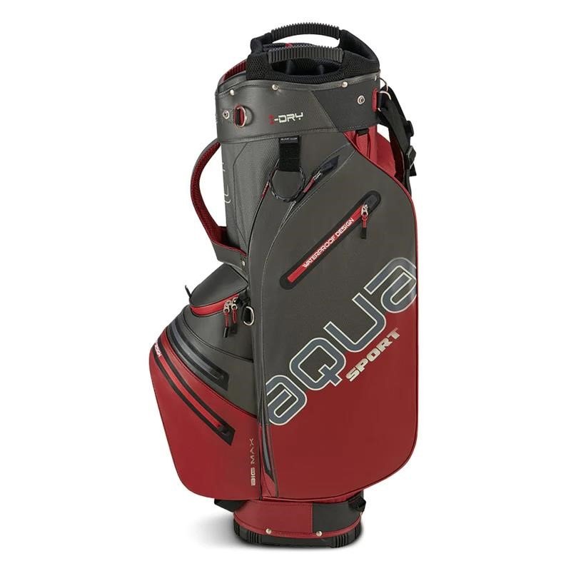 Big Max AQUA Sport 4 cart bag, charcoal/merlot