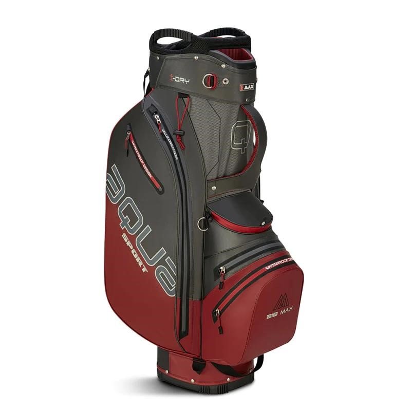 Big Max AQUA Sport 4 cart bag, charcoal/merlot