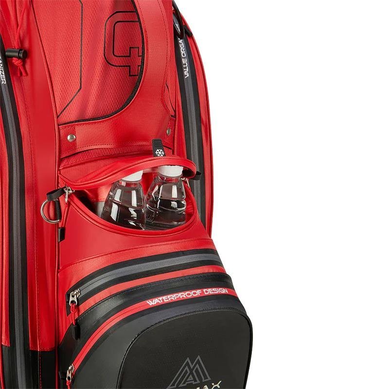 Big Max AQUA Sport 4 cart bag, rosso/nero