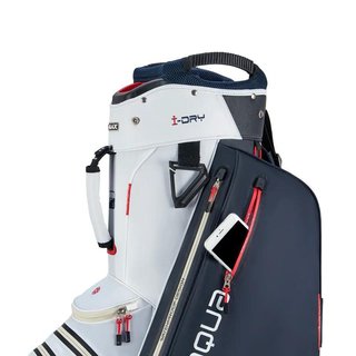 Big Max AQUA Style 4 cart bag, bianco/navy/rosso