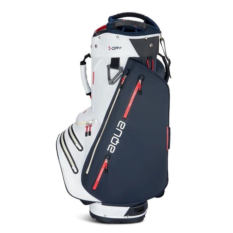 Big Max AQUA Style 4 cart bag, bianco/navy/rosso