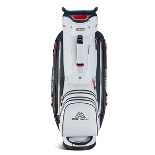 Big Max AQUA Style 4 cart bag, bianco/navy/rosso