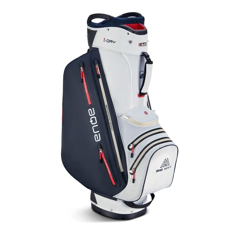 Big Max AQUA Style 4 cart bag, bianco/navy/rosso