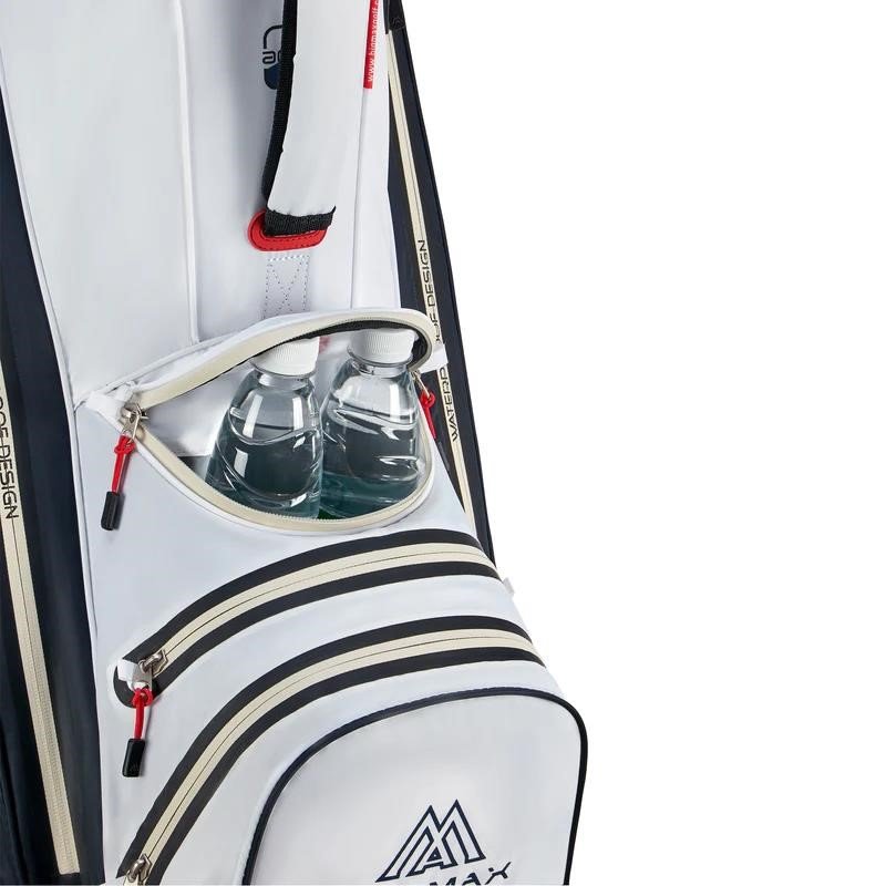 Big Max AQUA Style 4 cart bag, bianco/navy/rosso