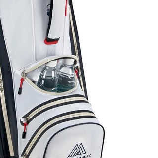 Big Max AQUA Style 4 cart bag, bianco/navy/rosso