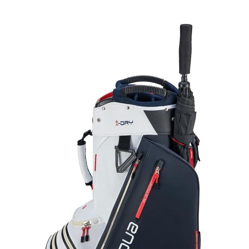 Big Max AQUA Style 4 cart bag, bianco/navy/rosso
