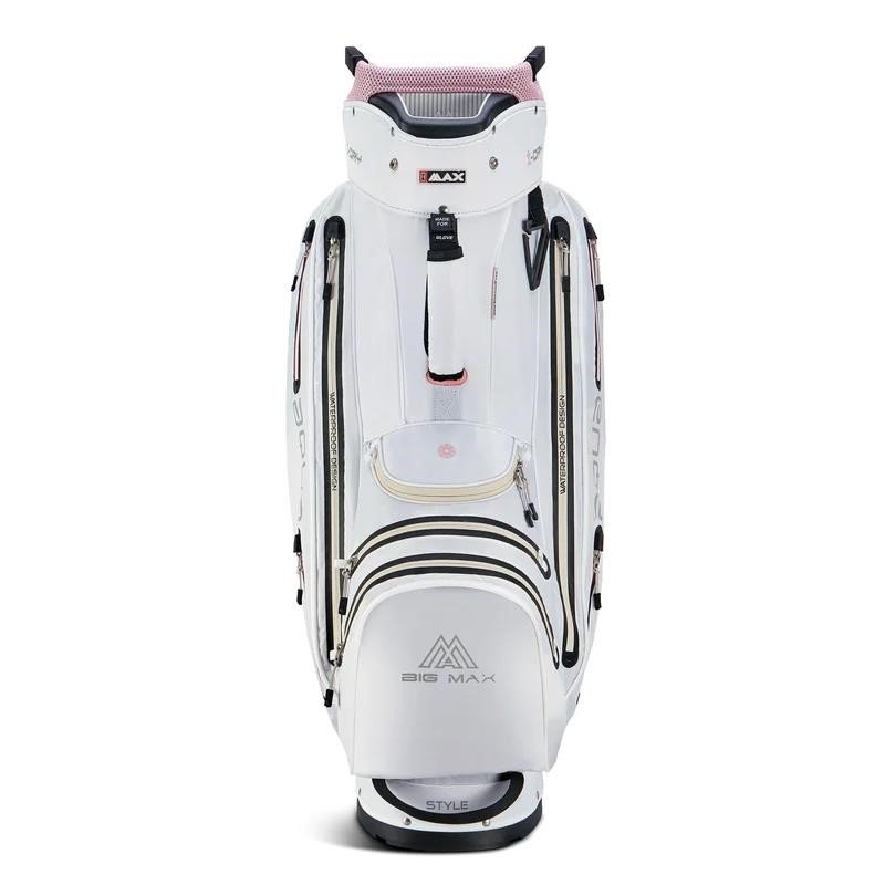 Big Max AQUA Style 4 cart bag, bianco/rosa
