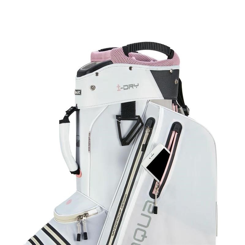 Big Max AQUA Style 4 cart bag, bianco/rosa