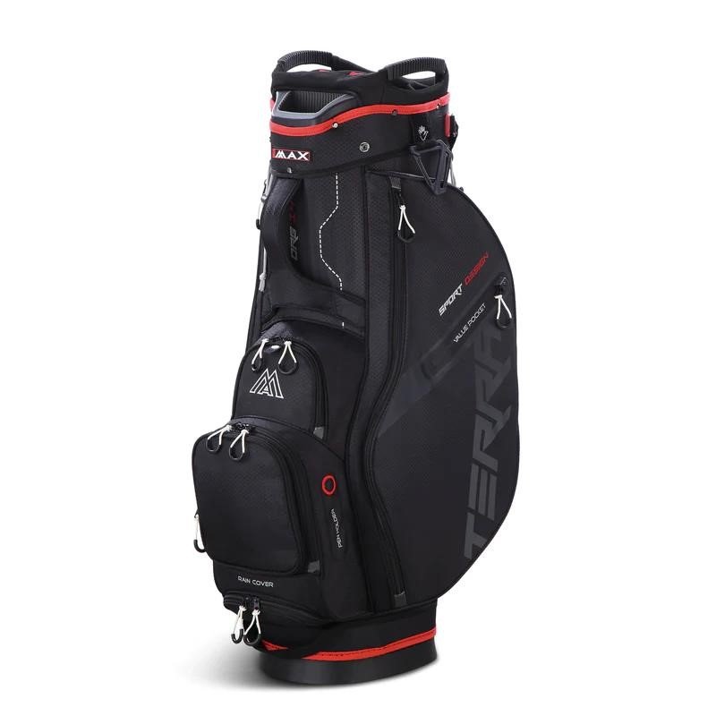 Big Max Terra Sport cart bag, nero/rosso