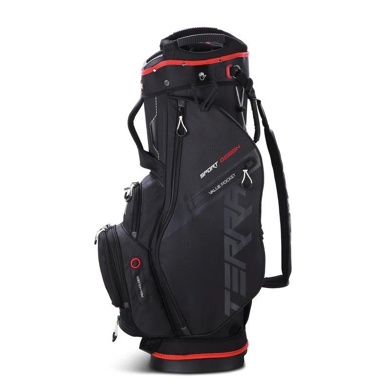 Big Max Terra Sport cart bag, nero/rosso