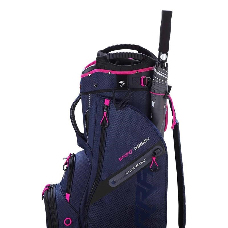 Big Max Terra Sport steel blue/fuchsia cart bag