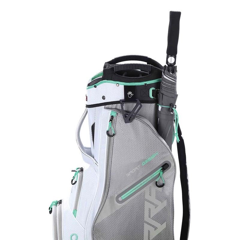 Big Max Terra Sport cart bag, bianco/argento/menta