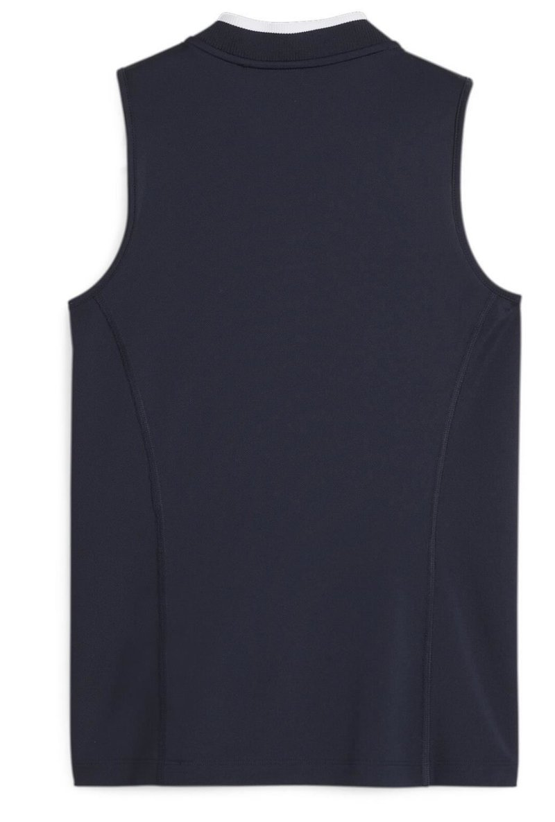 Puma Range Pique Sleeveless polo da donna, navy