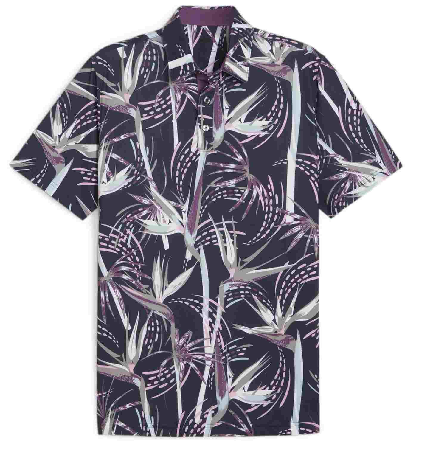 Puma Mattr Birds of Paradise polo da uomo, deep blue