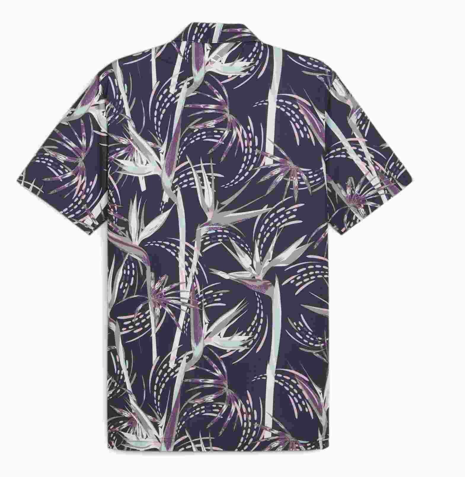Puma Mattr Birds of Paradise polo da uomo, deep blue