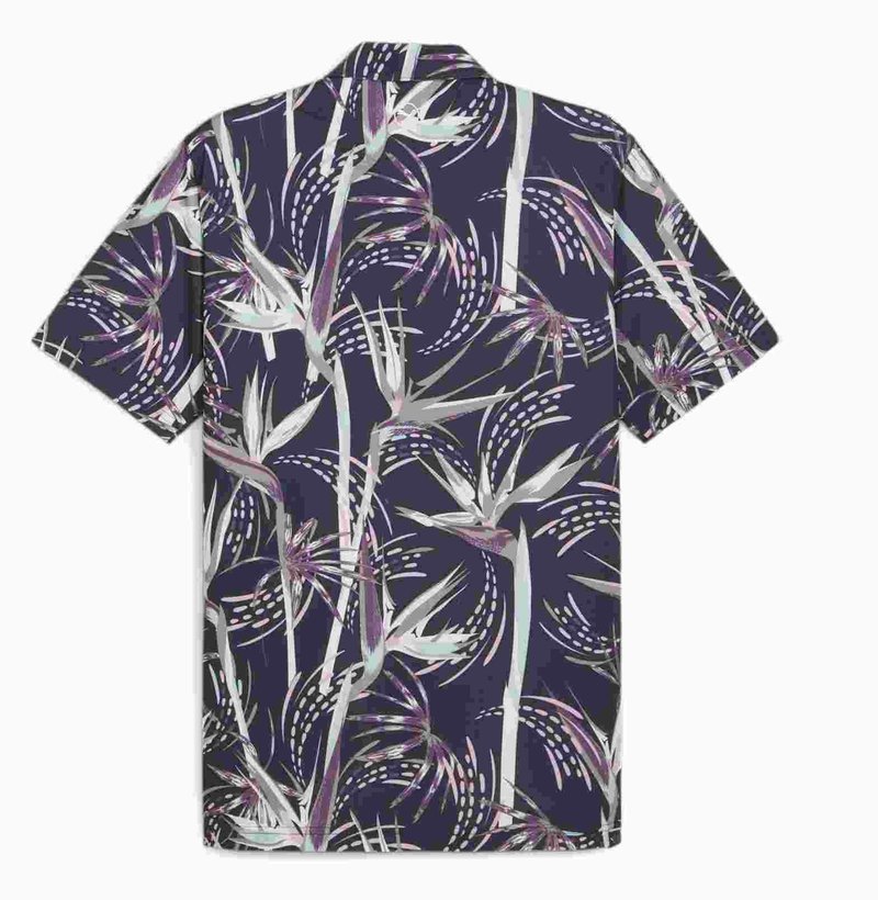 Puma Mattr Birds of Paradise polo da uomo, deep blue