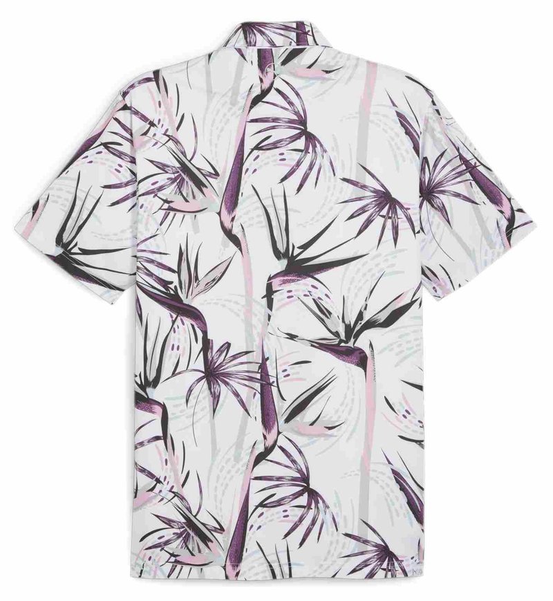 Puma Mattr Birds of Paradise polo da uomo, bianco
