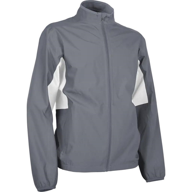 Sun Mountain Monsoon giacca impermeabile da uomo, cadet/white