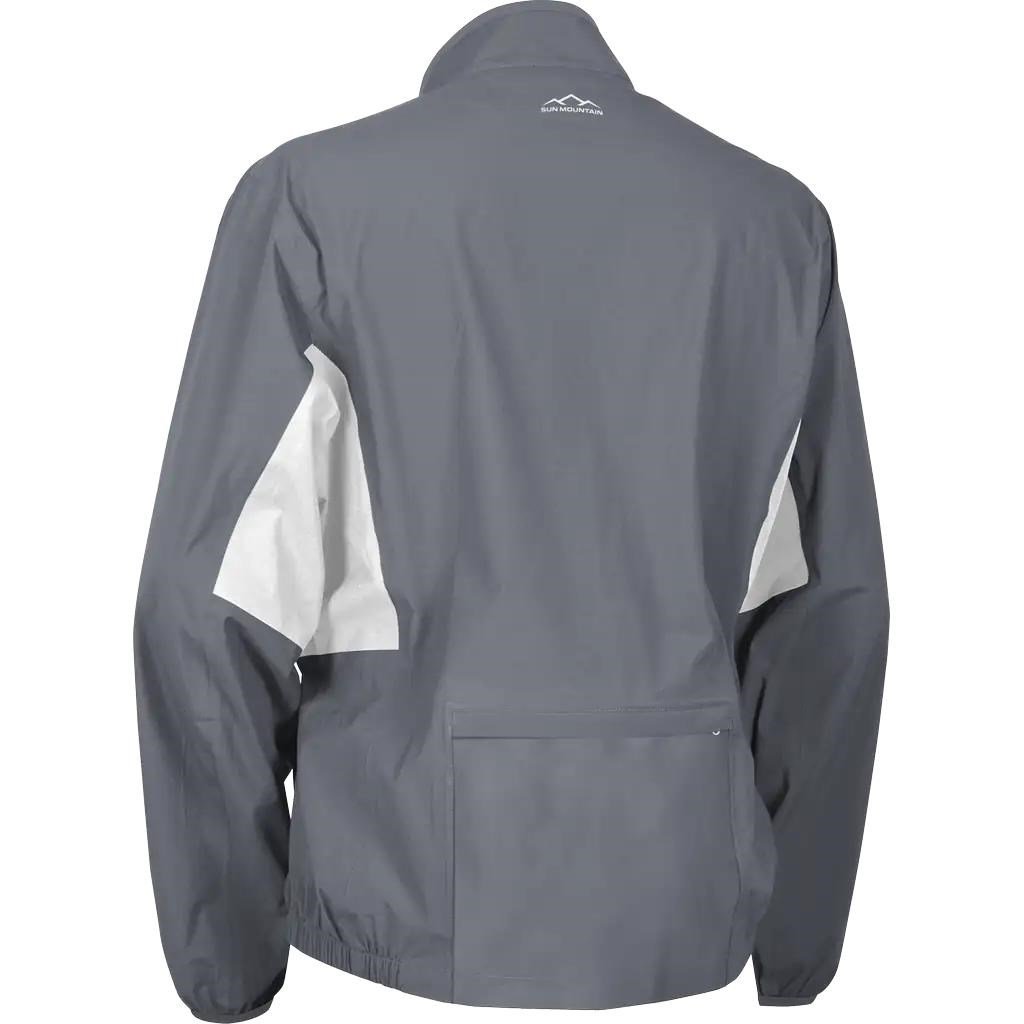 Sun Mountain Monsoon giacca impermeabile da uomo, cadet/white