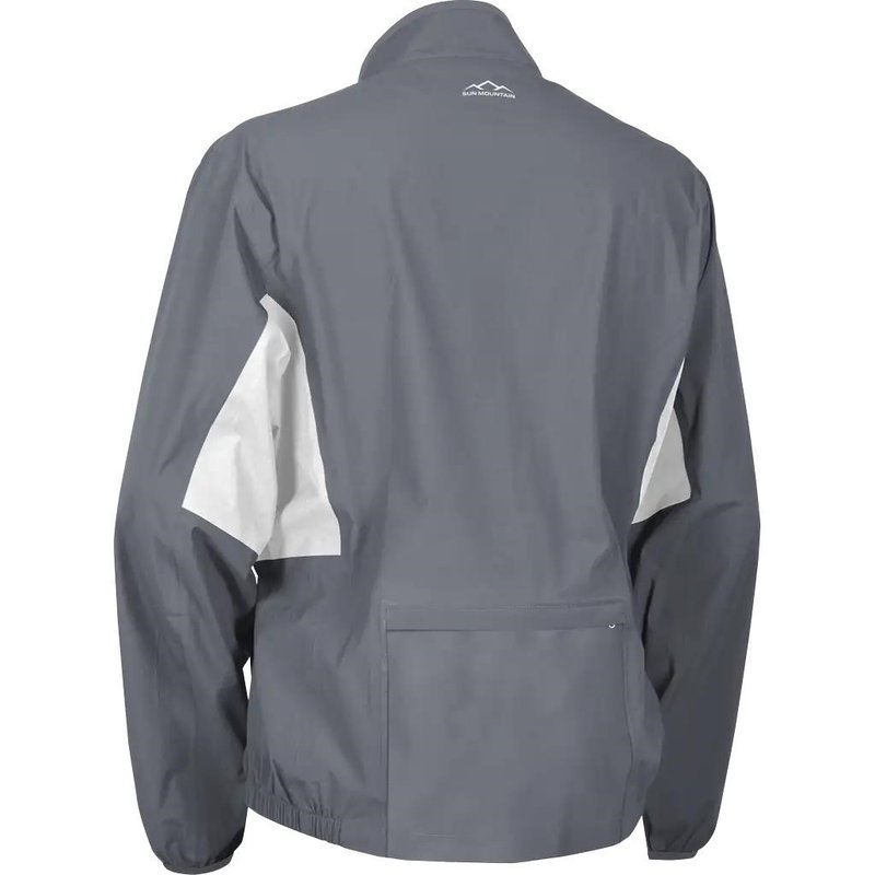 Sun Mountain Monsoon giacca impermeabile da uomo, cadet/white