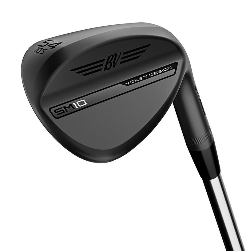 Titleist SM10 Jet Black wedge, acciaio
