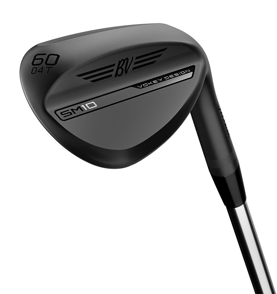 Titleist SM10 Jet Black wedge, acciaio